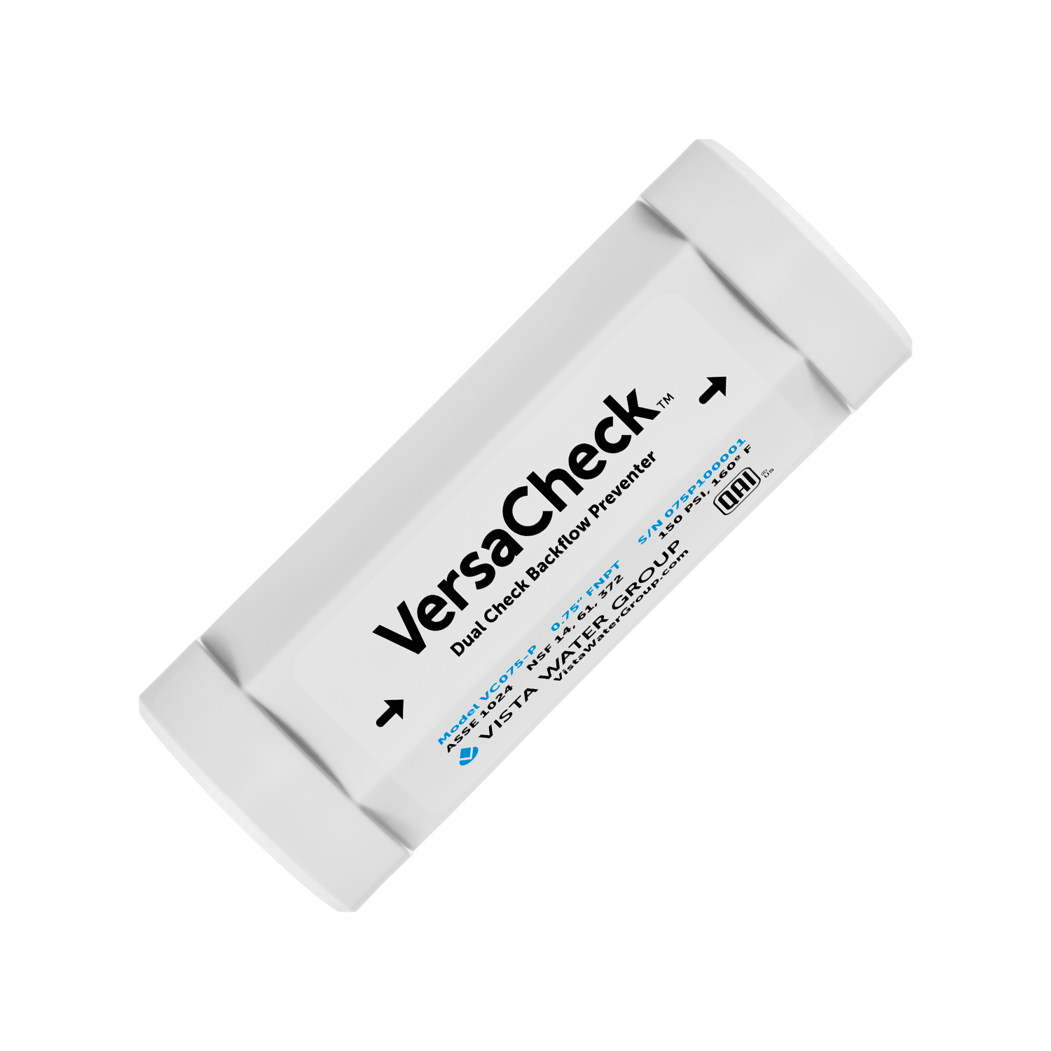 VersaCheck Dual Check Backflow Preventers - VC075-P