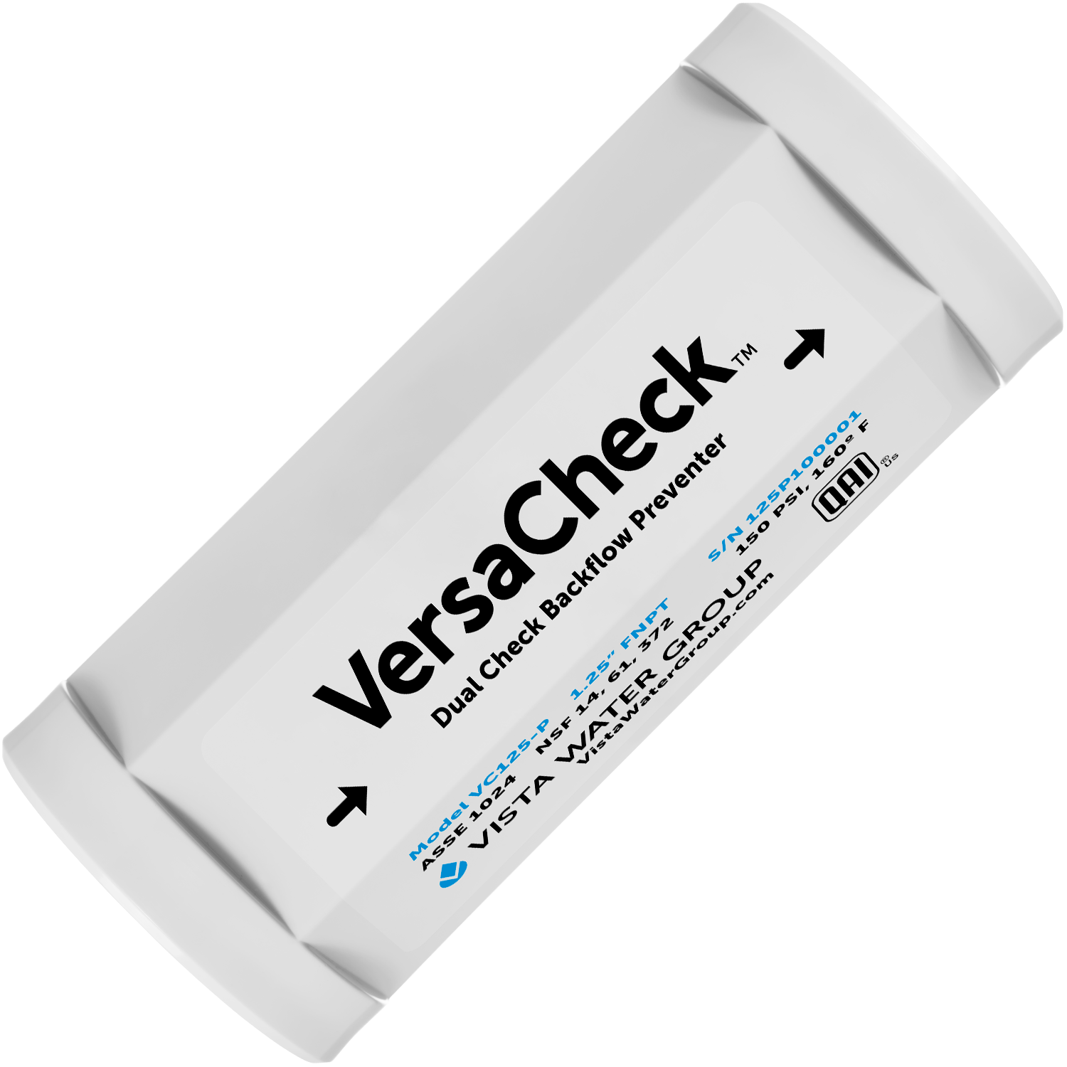 VersaCheck Dual Check Backflow Preventers - VC125-P