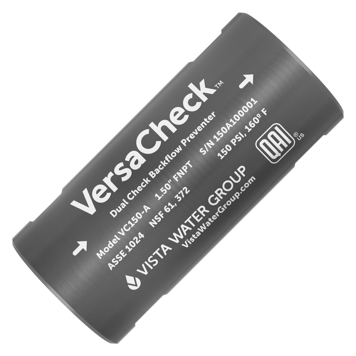 VersaCheck Dual Check Backflow Preventers - VC150-A